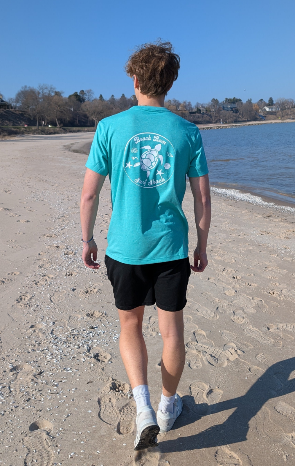 Mint Green Turtle Surf Shirt