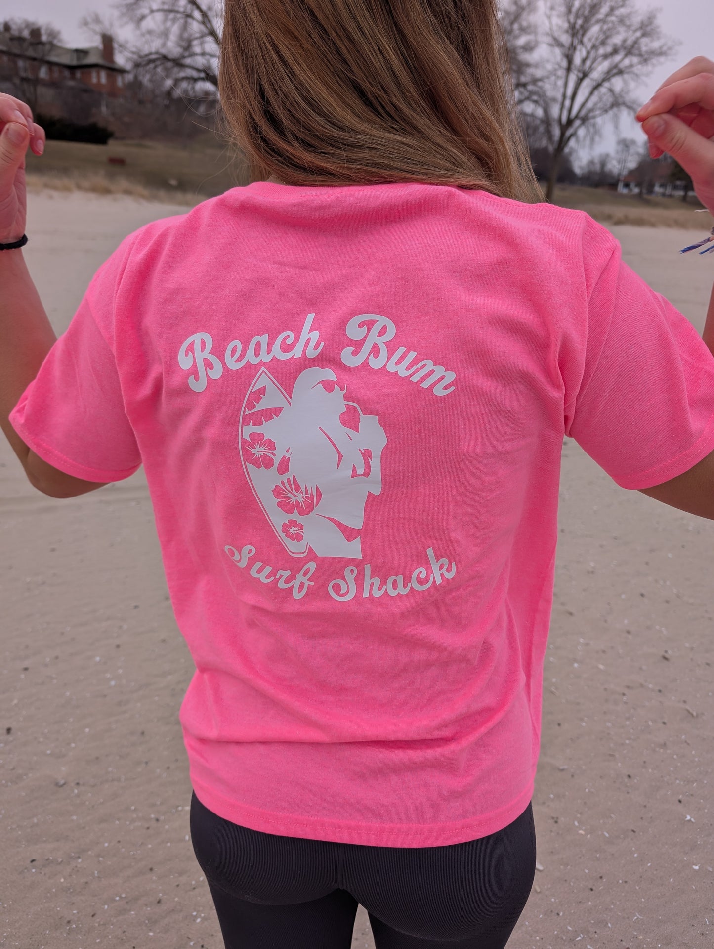 Pink Bikini Girl Surf Shirt