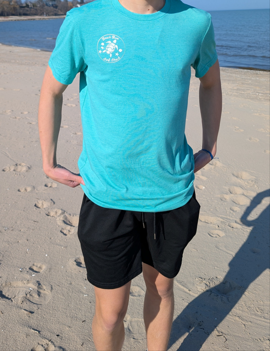 Mint Green Turtle Surf Shirt