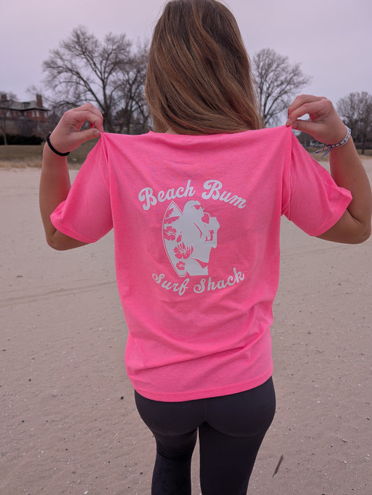 Pink Bikini Girl Surf Shirt